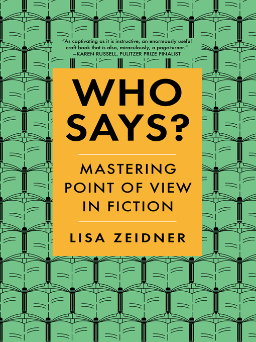 Title details for Who Says? by Lisa Zeidner - Available